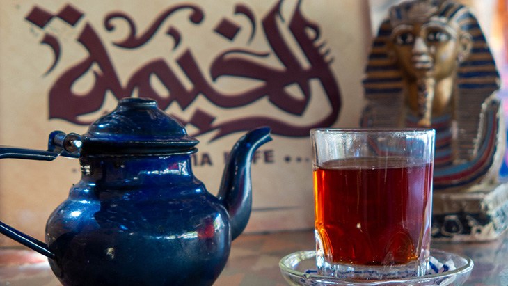 Čaj, národní nápoj Egypta