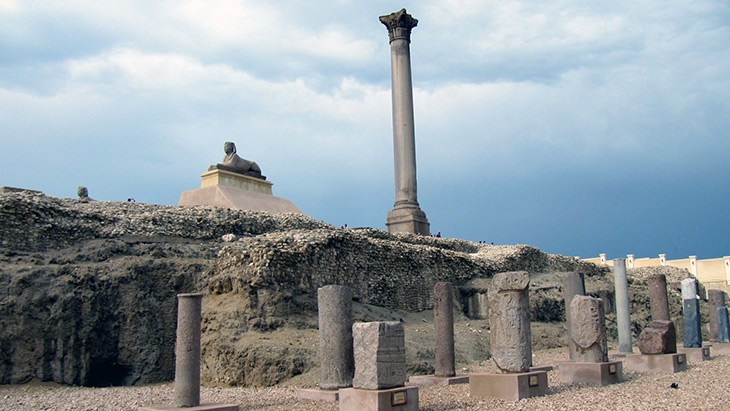 Alexandrie je protkána bohatou historií